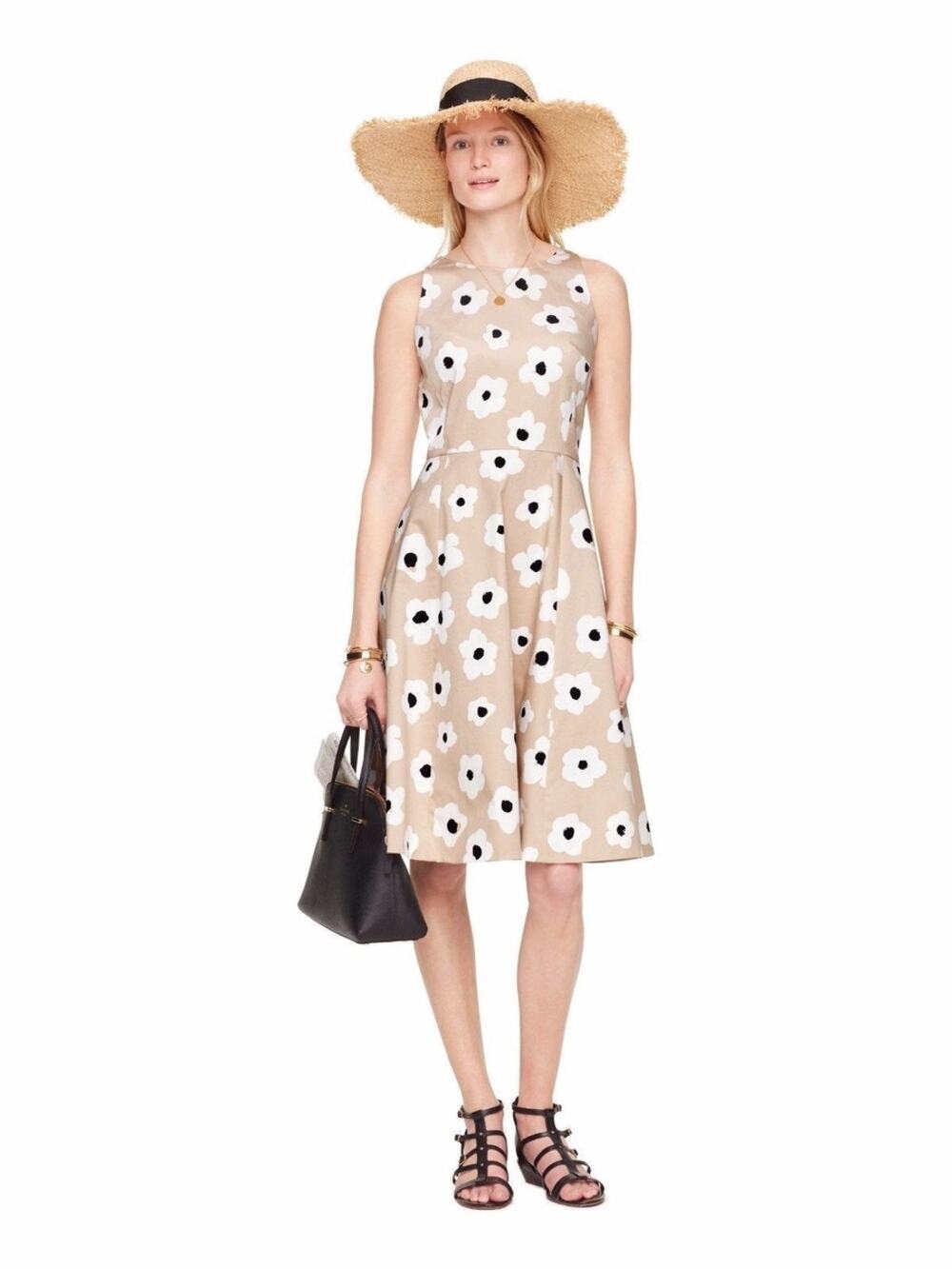 Kate Spade New York Faye Floral Midi Dress Size 4